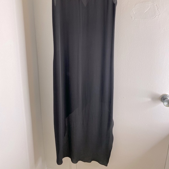 BCBGMAXAZRIA TARA CASCADE RUFFLE DRESS - Picture 7 of 15